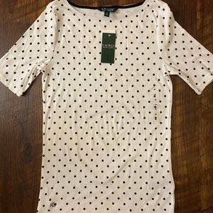 Ralph Lauren polka dot shirt BRAND NEW